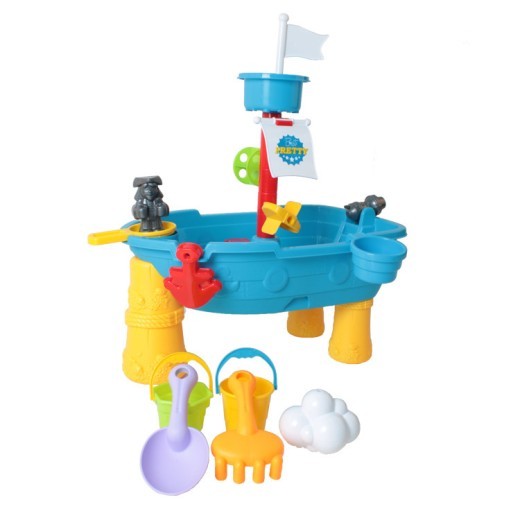 Children's Beach Table Four-layer Pool Garden Toy Suit