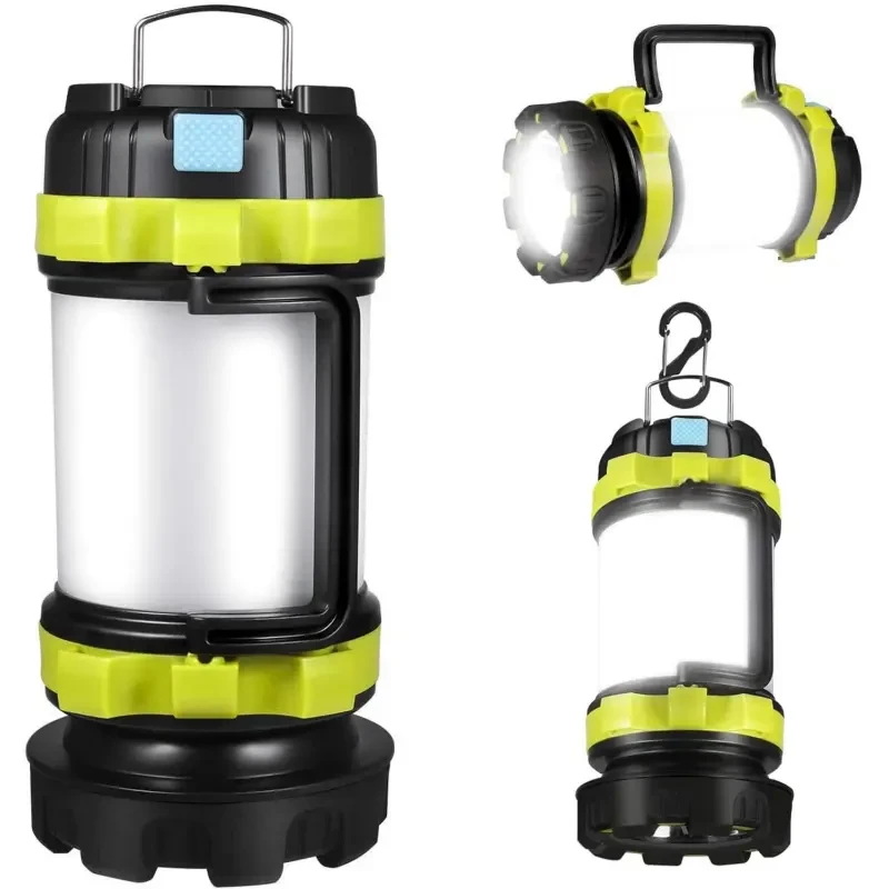 Outdoor Emergency Camping Light Flashlight Rechargeable Battery Power Bank