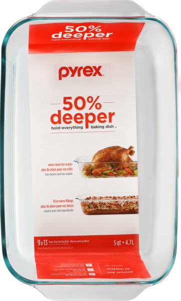 Deep Glass Baking Dish 4.7L  - Pyrex
