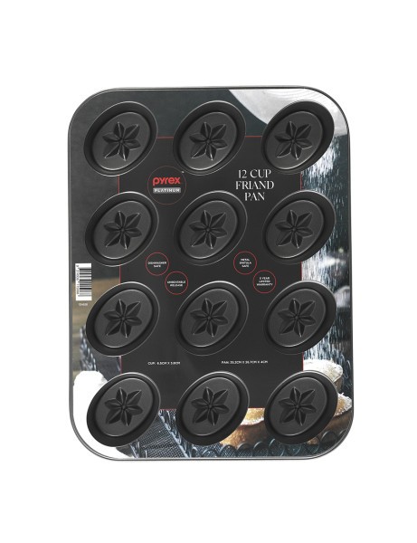 Platinum 12 Cup Friand Pan - Pyrex