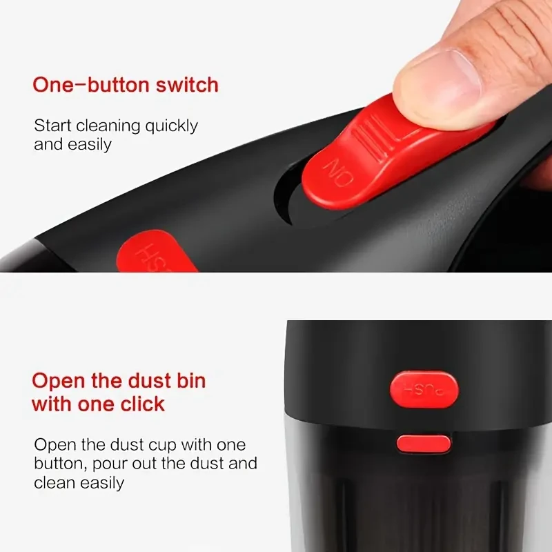 1pc CascadeVac Cordless Handheld Vacuum Cleaner