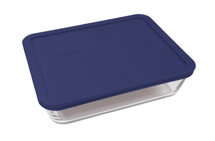 Simply Store 6 Cup Rectangle Container with Blue Lid  - Pyrex