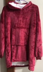 Hooded TV Blanket Outdoor Cold And Warm Night Gown