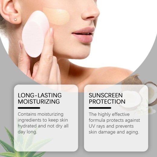 Moisturizing And Nourishing Liquid Foundation Natural Light Concealer Brightening And Rejuvenating