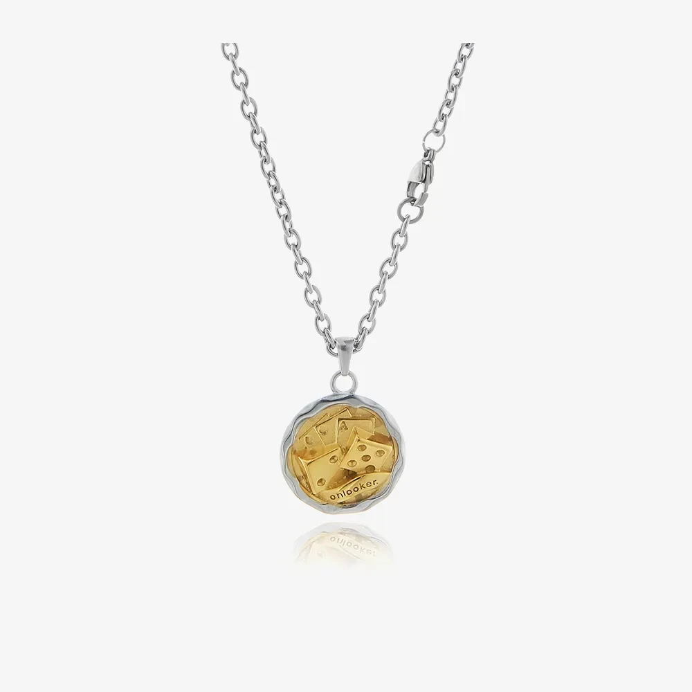 Dice Poker Irregular Fashion Necklace