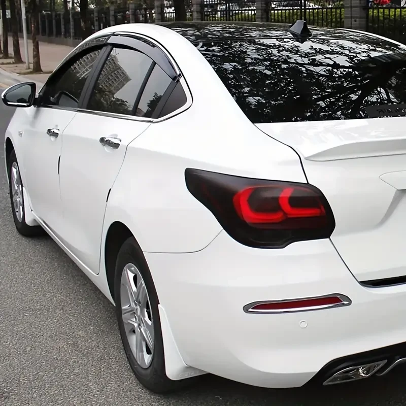 30cmX100cm Matte Smoked Black Vinyl Tint Sticker - Headlights & Taillights Light Film Set