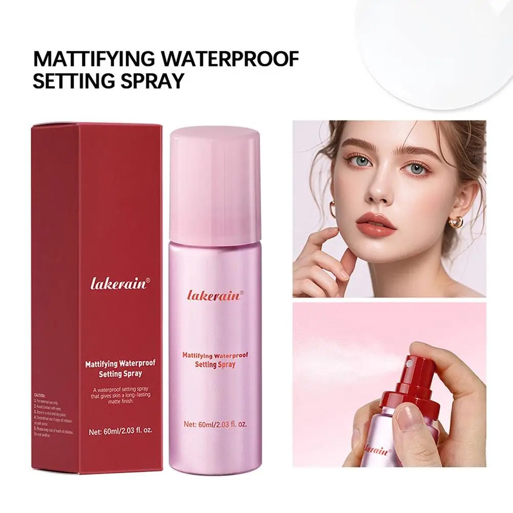 Mattifying Waterproof Setting Spray  Oil Control and Non-Sticky Makeup Fixer