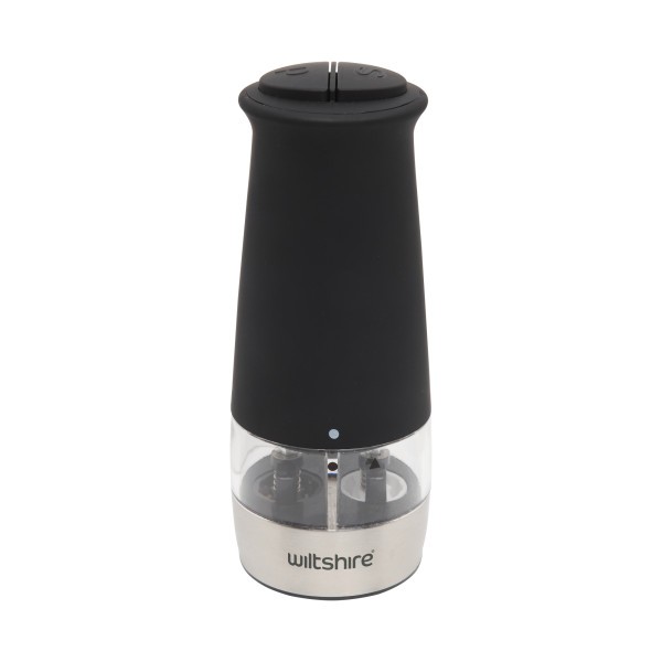 Electric Dual Mill Black 17cm  - Wiltshire