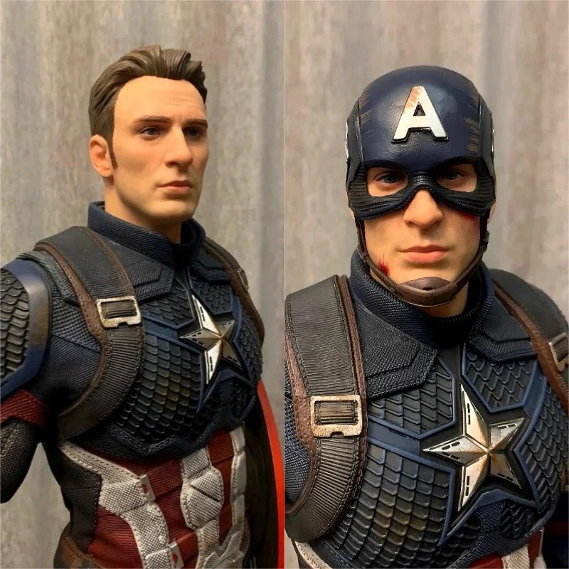 Marvel Avengers Captain America's Double Headed Sculpture Action Figure