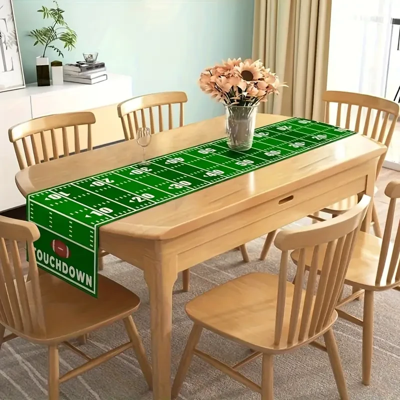 Rugby-Themed Table Decorations