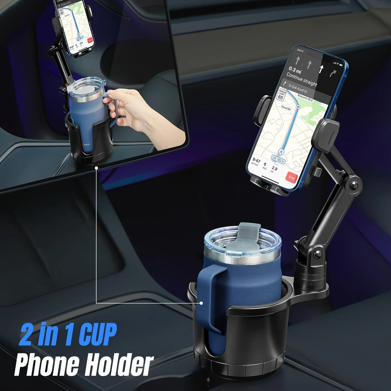 360 Rotatable Car Phone Mount with Memory Function
