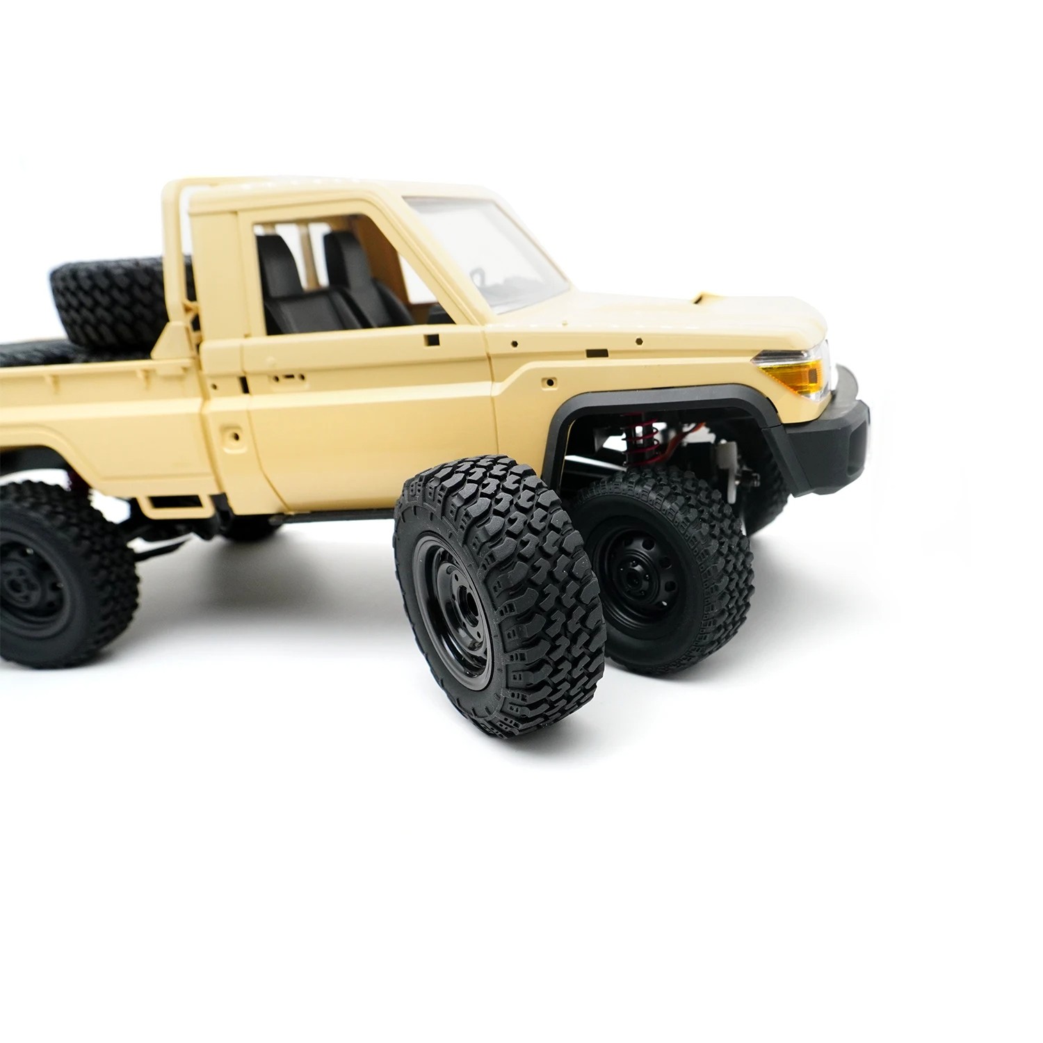 4Pcs 73.5mm Tire Tyre Wheel for WPL MN D90 MN-90 MN99S FY003 FY004 RC Car Upgrade Parts