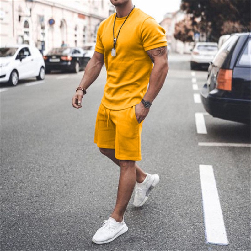 Ice Silk Male Casual Suit
