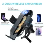 AUTO CLAMPING CAR WIRELESS CHARGER
