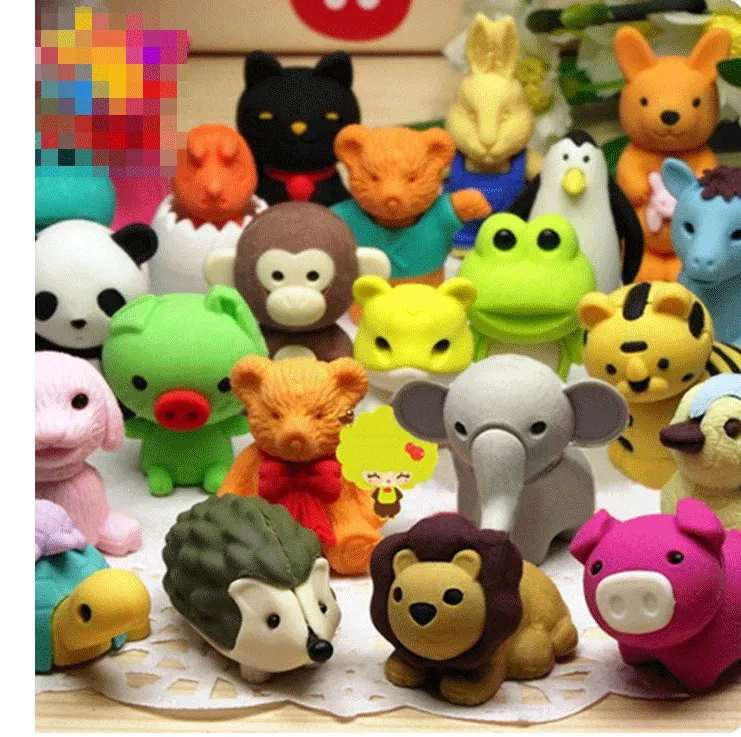 Novelty Erasers in Bulk