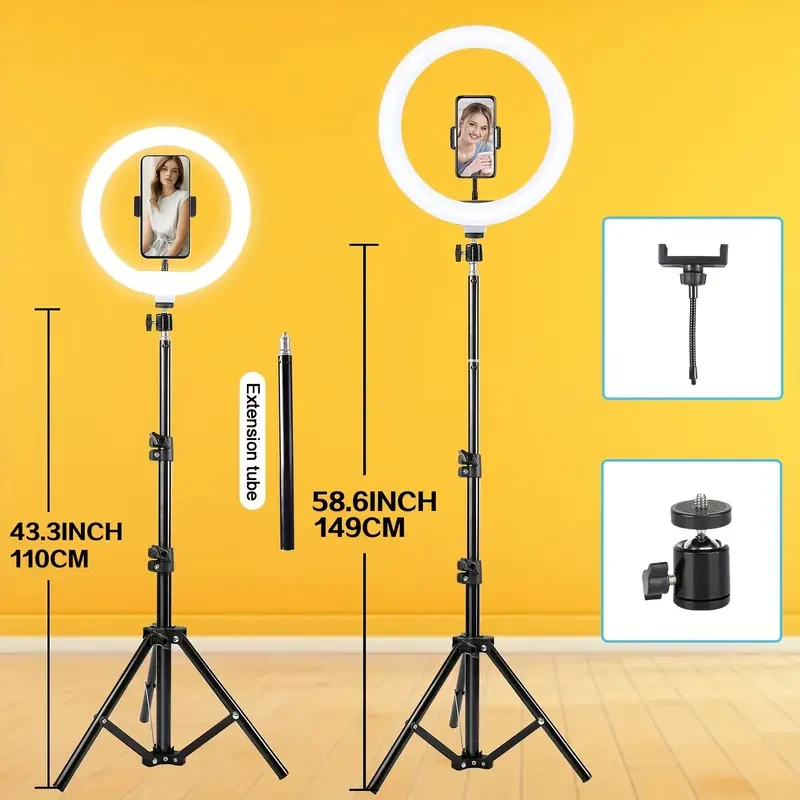 ZOMEI 10-Inch Ring Light with USB Power Supply