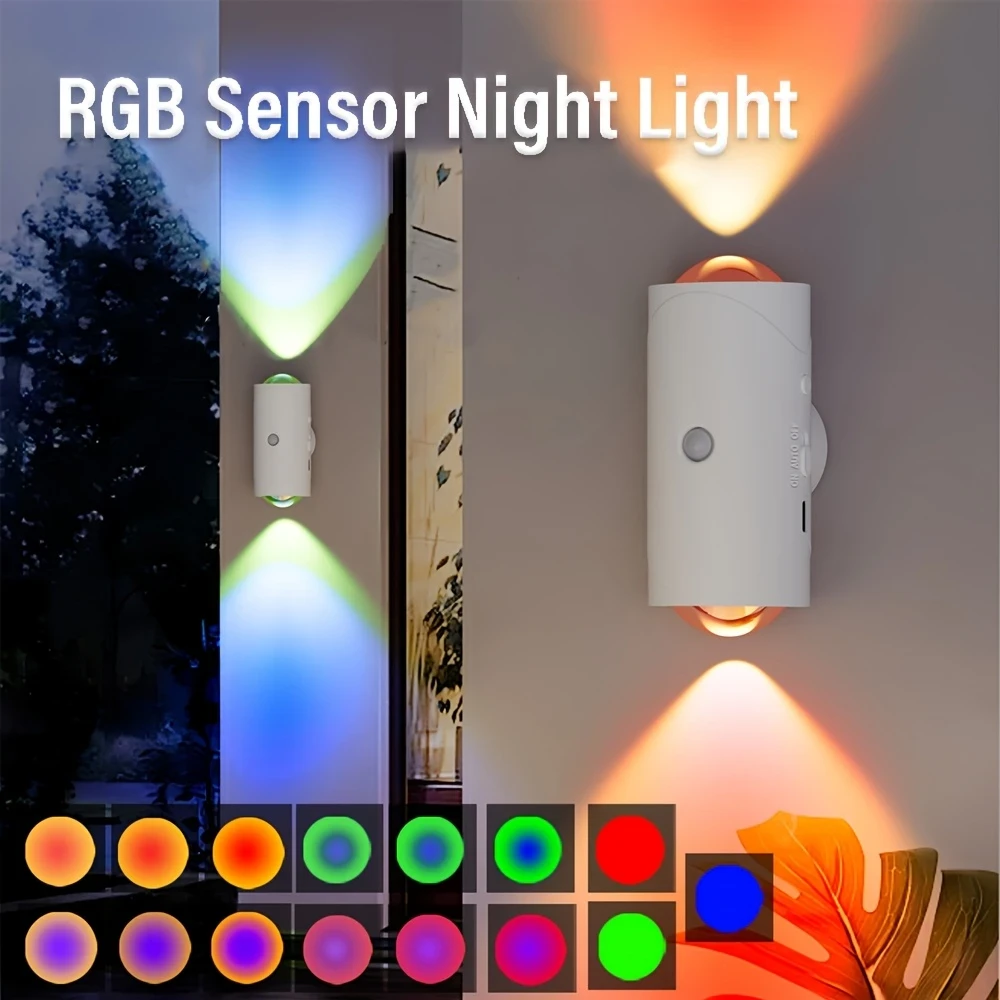 LiHangStar Rechargeable LED Night Light with Motion Sensor