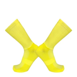 Men's And Women's Non-slip Silicone Cycling Socks Yellow