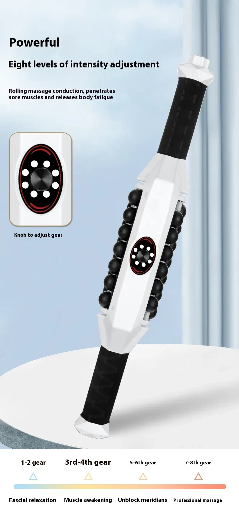 Roller Ball Massage Instrument New Meridian Dredging Health Care