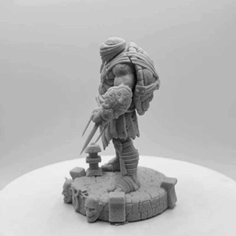 Anime Figure Warrior 1/24 Scale 88mm Resin Figure Model Kit