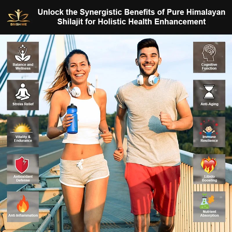 Shilajit Pure Himalayan Organic 6550MG Capsules