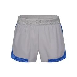 Summer Marathon Running Double-layer Breathable Quick-drying Wicking Fitness Shorts Gray