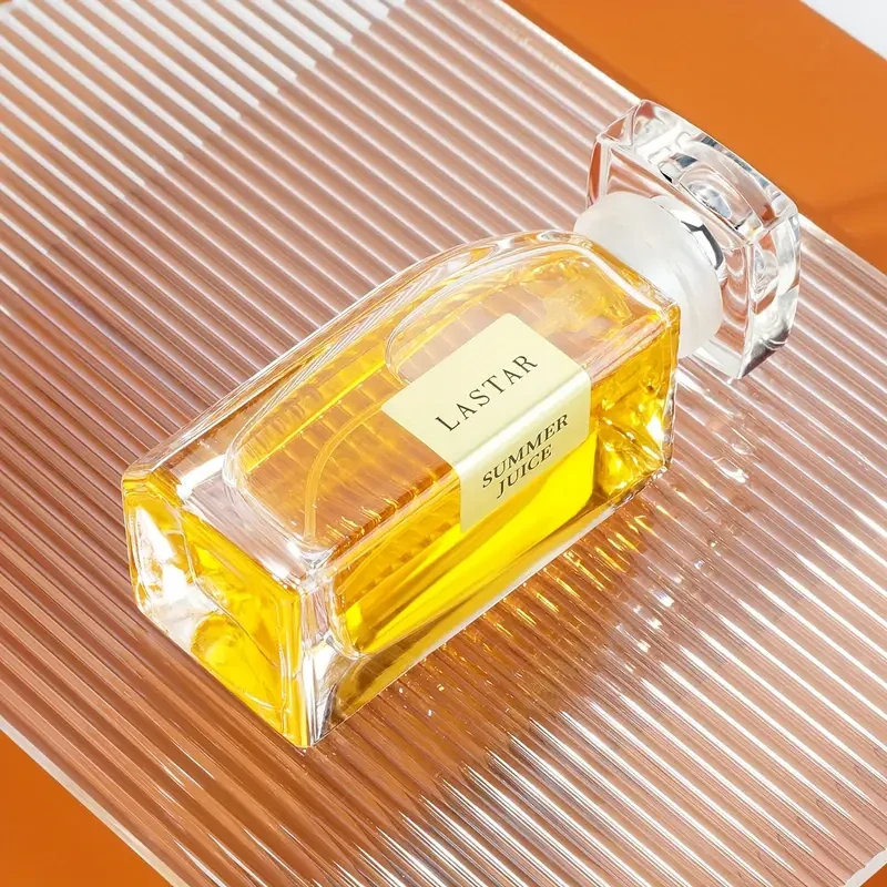 LASTAR 45ml Women's Portable Perfume Double Orange & Jasmine Scent with Amber & Cedar, Long-Lasting Woody Fragrance, Clear Glass Bottle with Metallic Cap, Perfect Gift for Birthdays or Mothers Day, Ideal for Daily Wear and Date Nights
