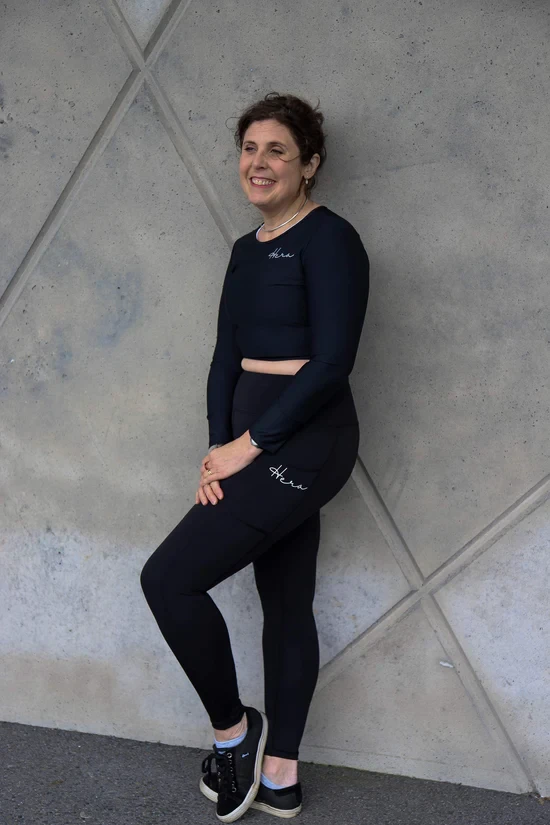 Short Girl Premium Monarch Leggings - Midnight Black