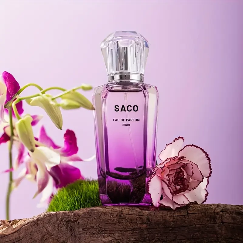 SACO Women Perfume Rose Fragrance Mens Favorite Scent, Floral Fruity Sweet Food Scent, Long-Lasting Fragrance, Perfect for Personal Use and Gifting