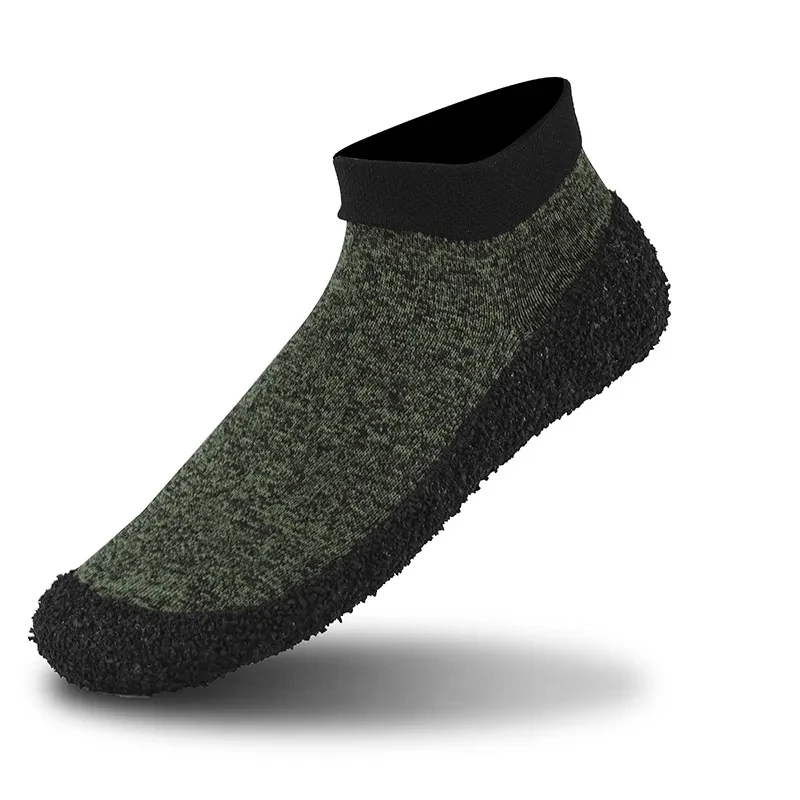 New Wading Shoes For Men And Women Wading Fitness Swimming Yoga Socks Dark green