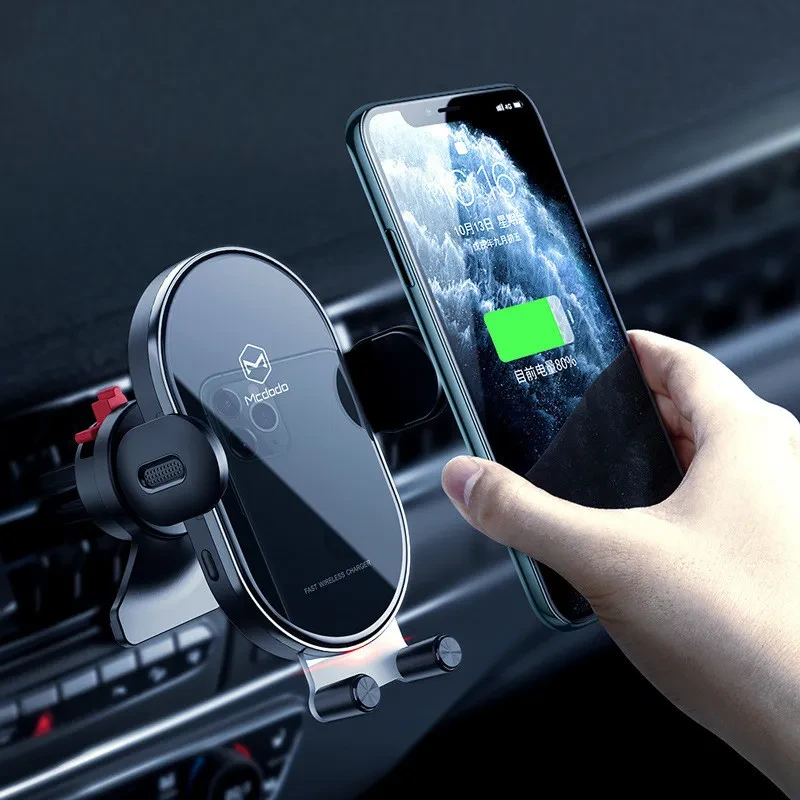 Car Wireless Charging Car Phone Holder Smart Induction Air Outlet Navigation Bracket
