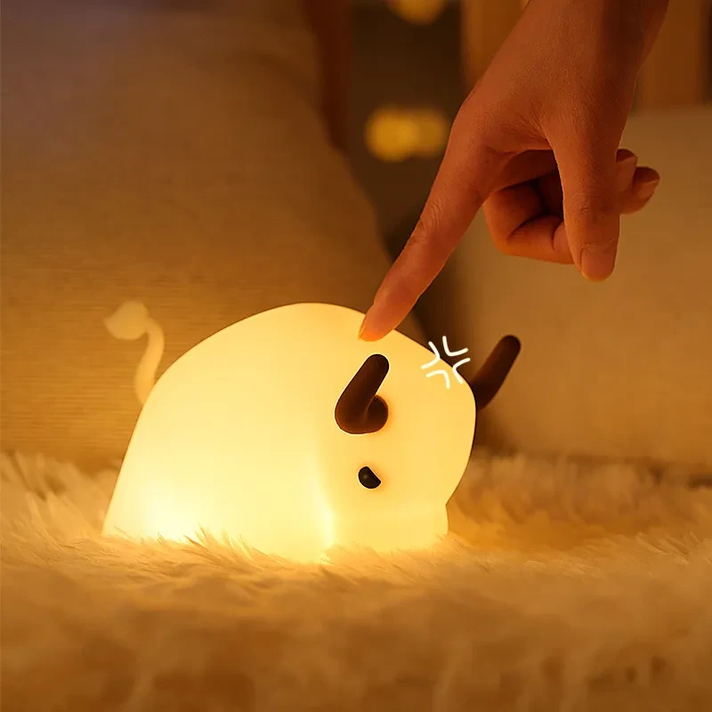 Cow Baby Night Light Long-Distance Love Birthday Gift For Girls And Boys Friends, Girlfriends, Warm Hearts, Romantic And Creative Couples