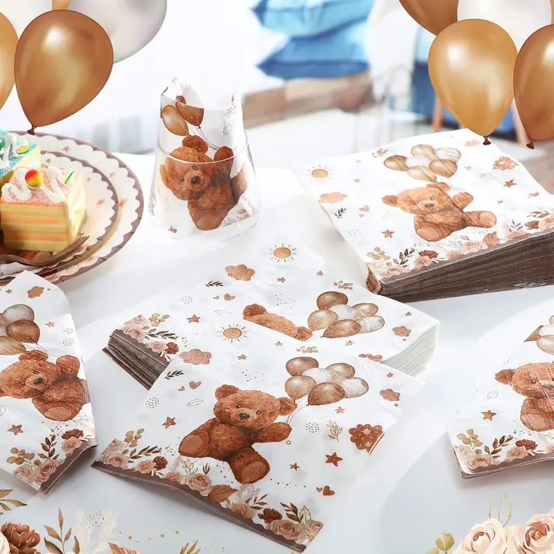 Bear Paper Napkins