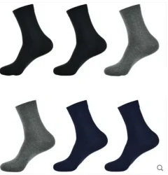 Socks Men'S Plus Size Cotton Deodorant Sweat-Absorbent Langsha Men'S Socks 45 Size Long Tube Summer Business Men'S Large Socks 4 color