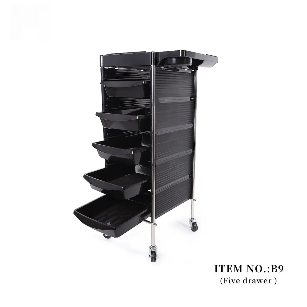 Hand Push Salon Shelf Tool Cart