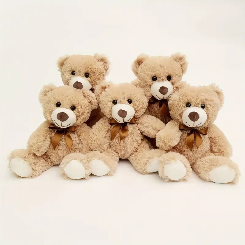 Teddy Bear Plush Toy Set  5 Adorable Bears for Cozy Moments