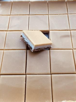 Slice Salted Caramel Slab Pre-cut 25 Piece Gluten Free Vegan