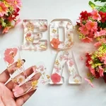 Floral Resin Night Light