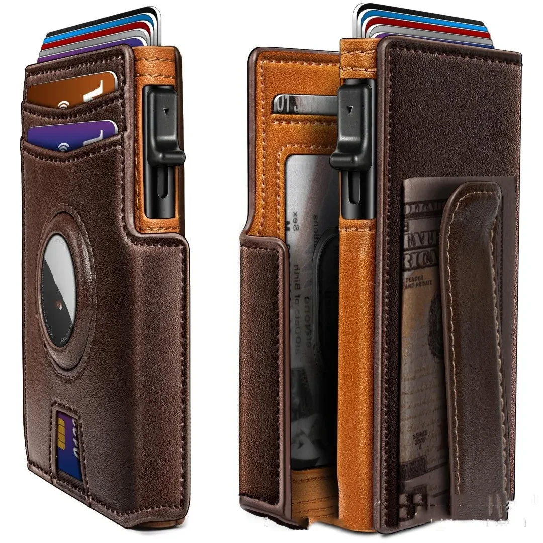 Portable And Versatile Large Capacity Aluminum Box Card Holder