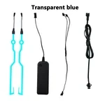 Motorcycle Helmet Light LED DIY Helmet LED Light Motorbike Reflective Strips