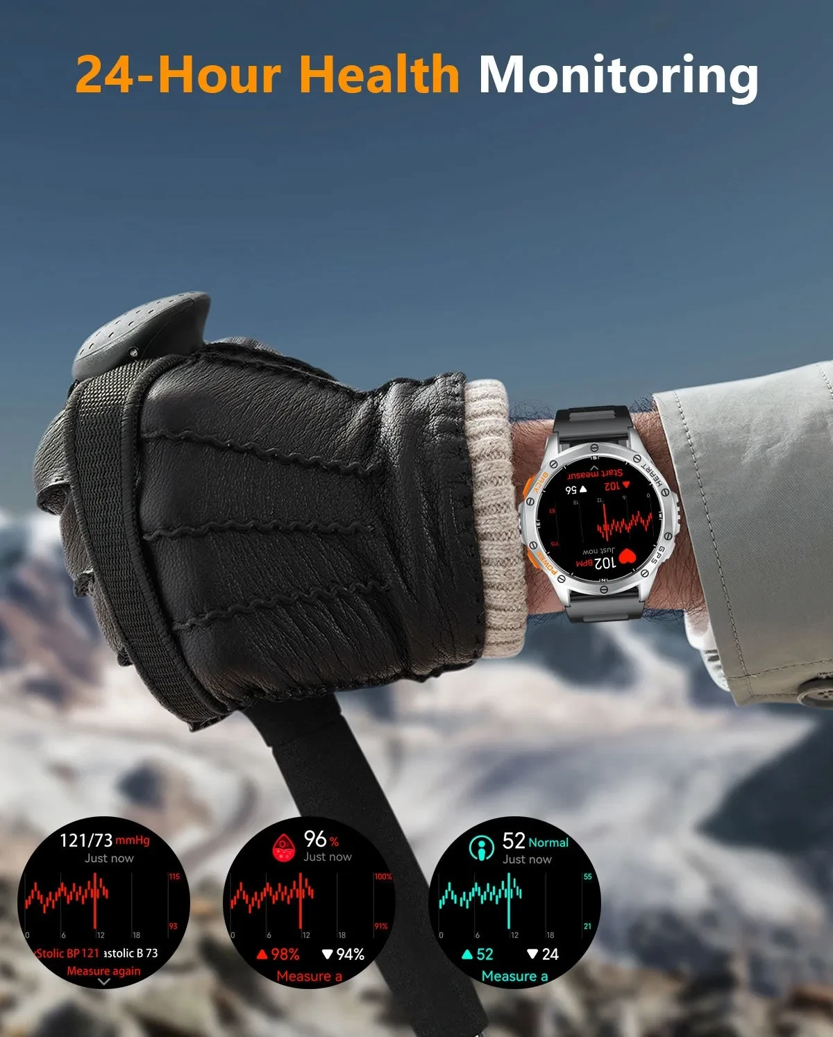 Outdoor MD53 Smart Watch GPS Waterproof Sports Watch Compass