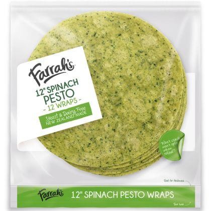 Wraps 12 Inch Spinach Pesto