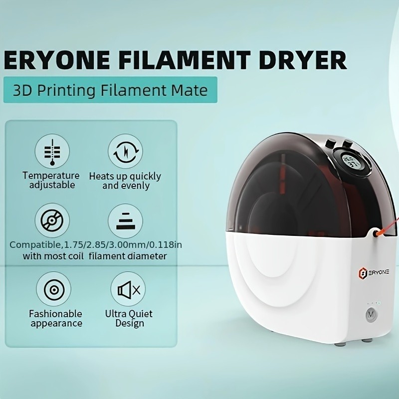 ERYONE Promotion New Snail Dryer Box M2 For 3D Printing Filament All-Round Drying With High Precision Thermohygrometer