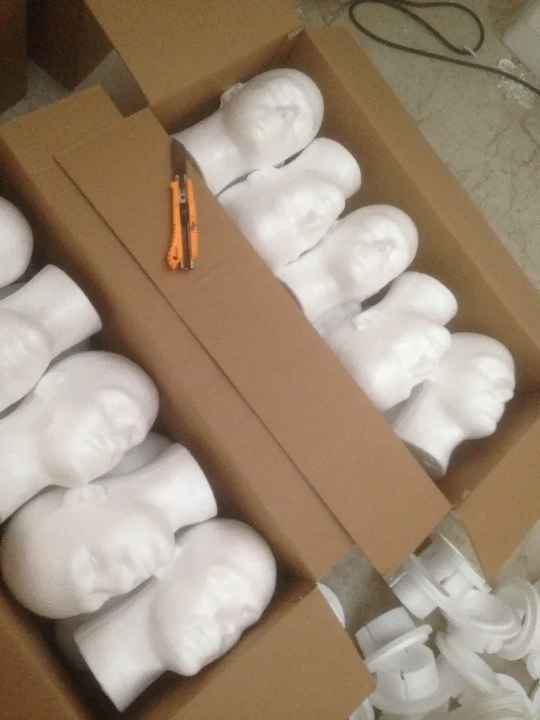 Styrofoam Mannequin Head
