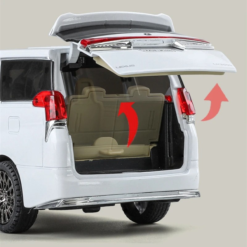 1:24 Lexus LM300 MPV Alloy Car Model