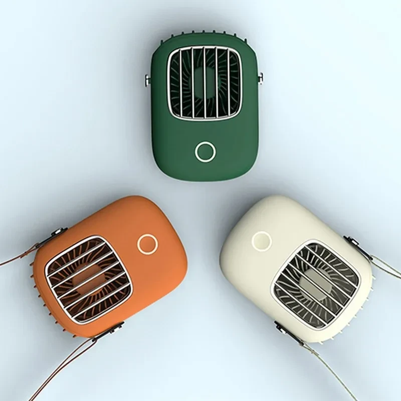 Neck Fan Portable Mini Usb Fan 5V Air Cooler Rechargeable Ventilador Small Travel Handheld Electric Fan Silent Cooling For Home
