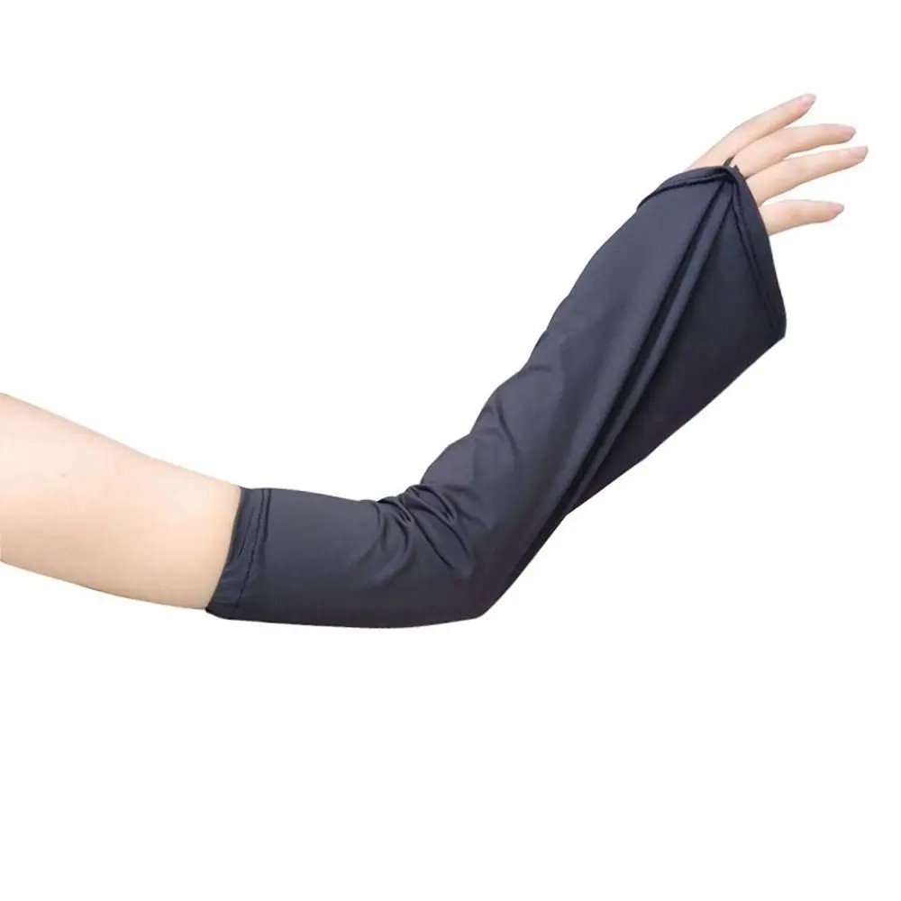 Cover Solid Color Loose Arm Sleeves  Driving Sunscreen Sleeves