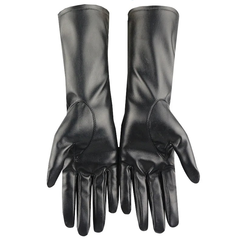 Women Winter Keep Warm Touch Screen Fashion Personality PU Leather Gloves