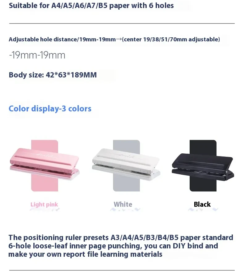 Large Letter Paper Punch