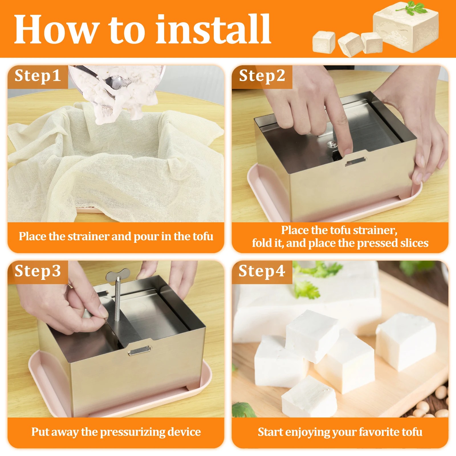 Stainless Steel Tofu Maker